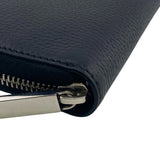 Gucci Long Wallet Purse 771154 leather black Gucci logo zip around wallet mens