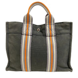Hermes Tote Bag canvas khaki Ginza limited Fool ToePM Women