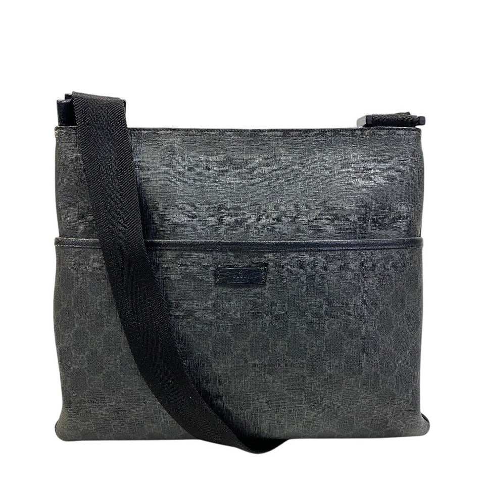 Gucci Shoulder Bag 162904 GG Supreme Canvas black Shoulder Bag GG mens