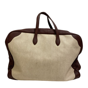 Hermes Boston Duffel bag canvas Brown Travel bag Duffle bag Victoria 60 Women(Unisex)
