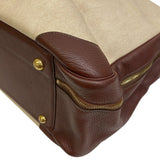 Hermes Boston Duffel bag canvas Brown Travel bag Duffle bag Victoria 60 Women(Unisex)