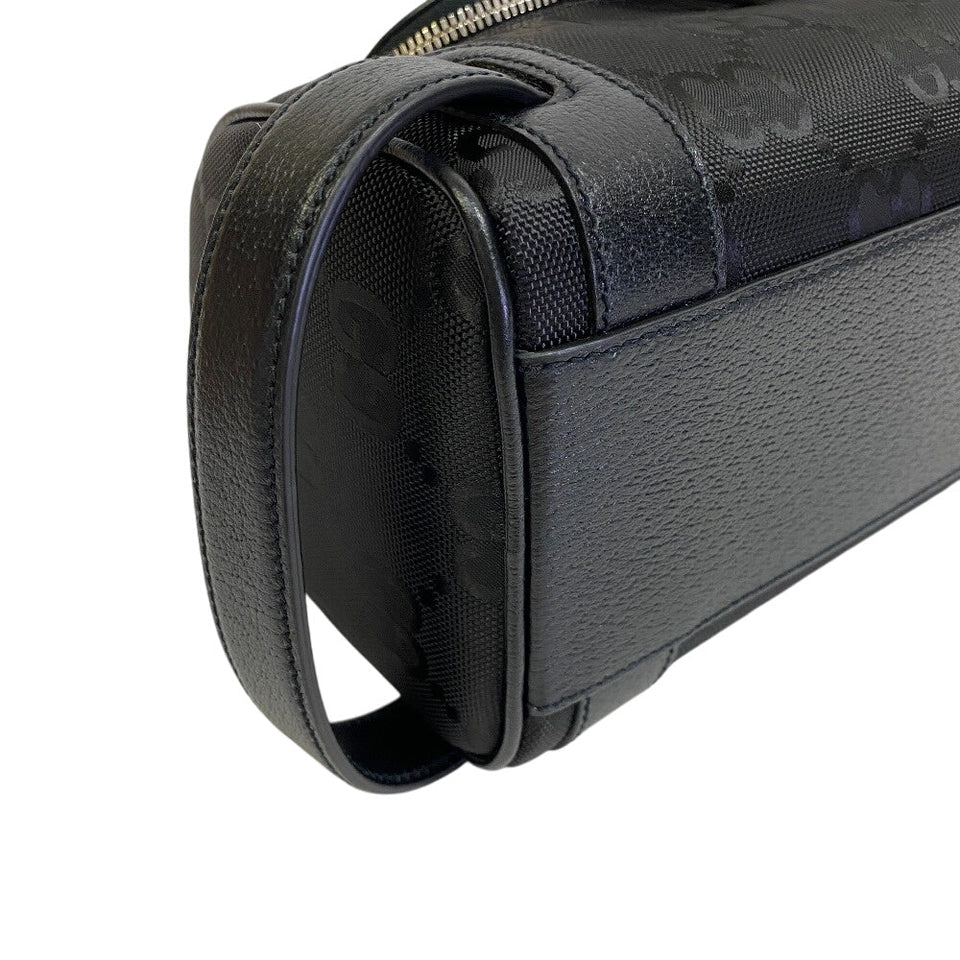 Gucci Cosmetics Pouch 739378 Nylon black Cosmetic case, business bag, clutch bag Jumbo GG Women