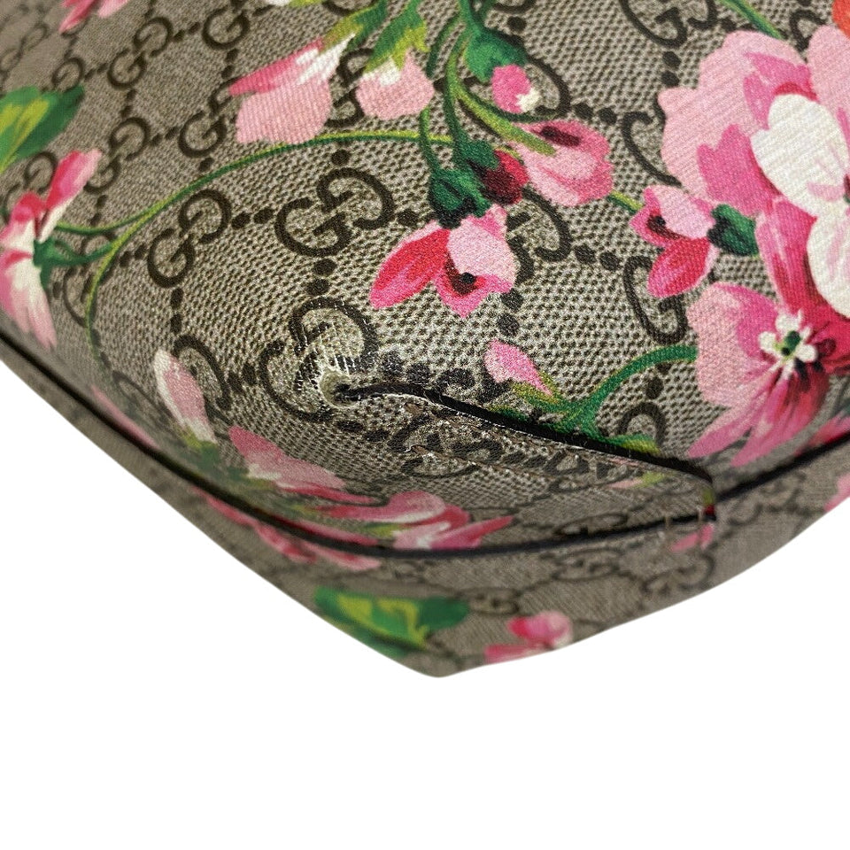 Gucci Tote Bag 368568 GG Supreme Canvas beige Shoulder Bag GG Blooms Women