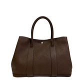 Hermes Tote Bag Leather, Negonda Brown Garden party MM Women