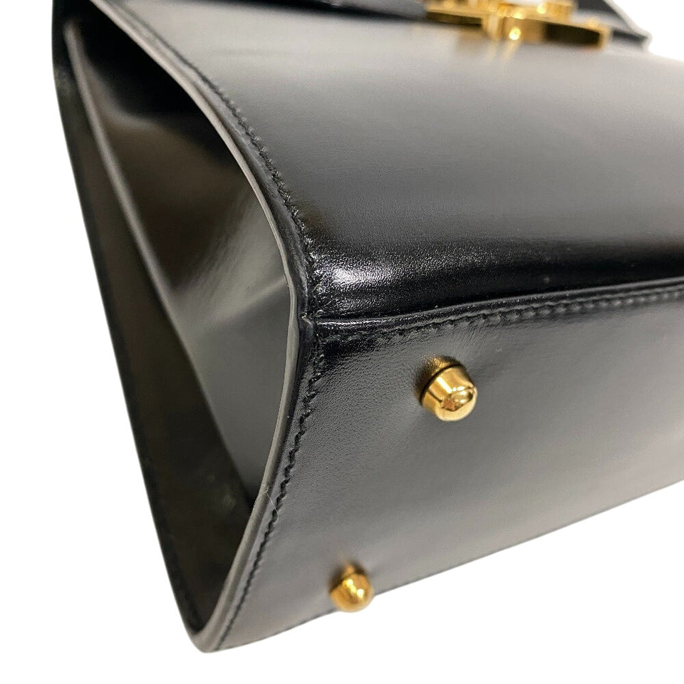 Gucci Handbag leather black Ready lock Women