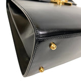 Gucci Handbag leather black Ready lock Women