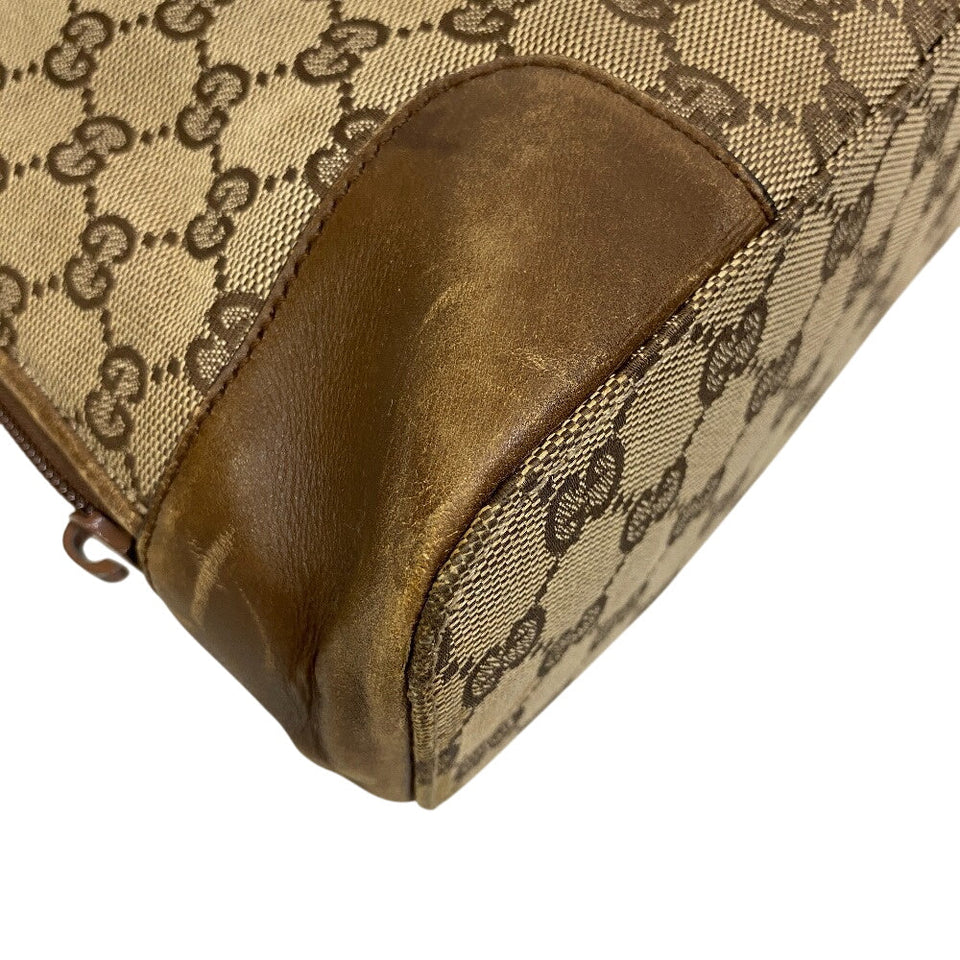 Gucci Handbag 002.1122 GG canvas, leather beige Shoulder Bag GG canvas Women