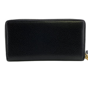 Gucci Long Wallet Purse 598187 leather black Soho
