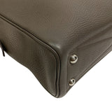 Hermes Business bag leather gray Victoria 40 mens