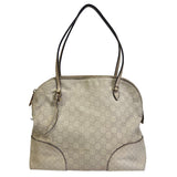 Gucci Handbag 323673 Canvas, Leather white GG pattern