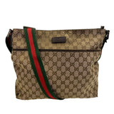 Gucci Shoulder Bag 189751 GG canvas, leather beige GG canvas