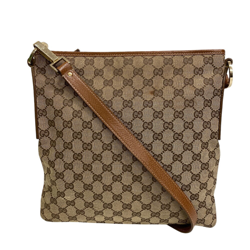 Gucci Shoulder Bag 113013 GG canvas beige GG pattern