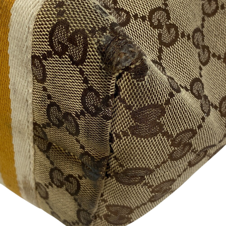 Gucci Tote Bag 139261 GG canvas Brown Sherry