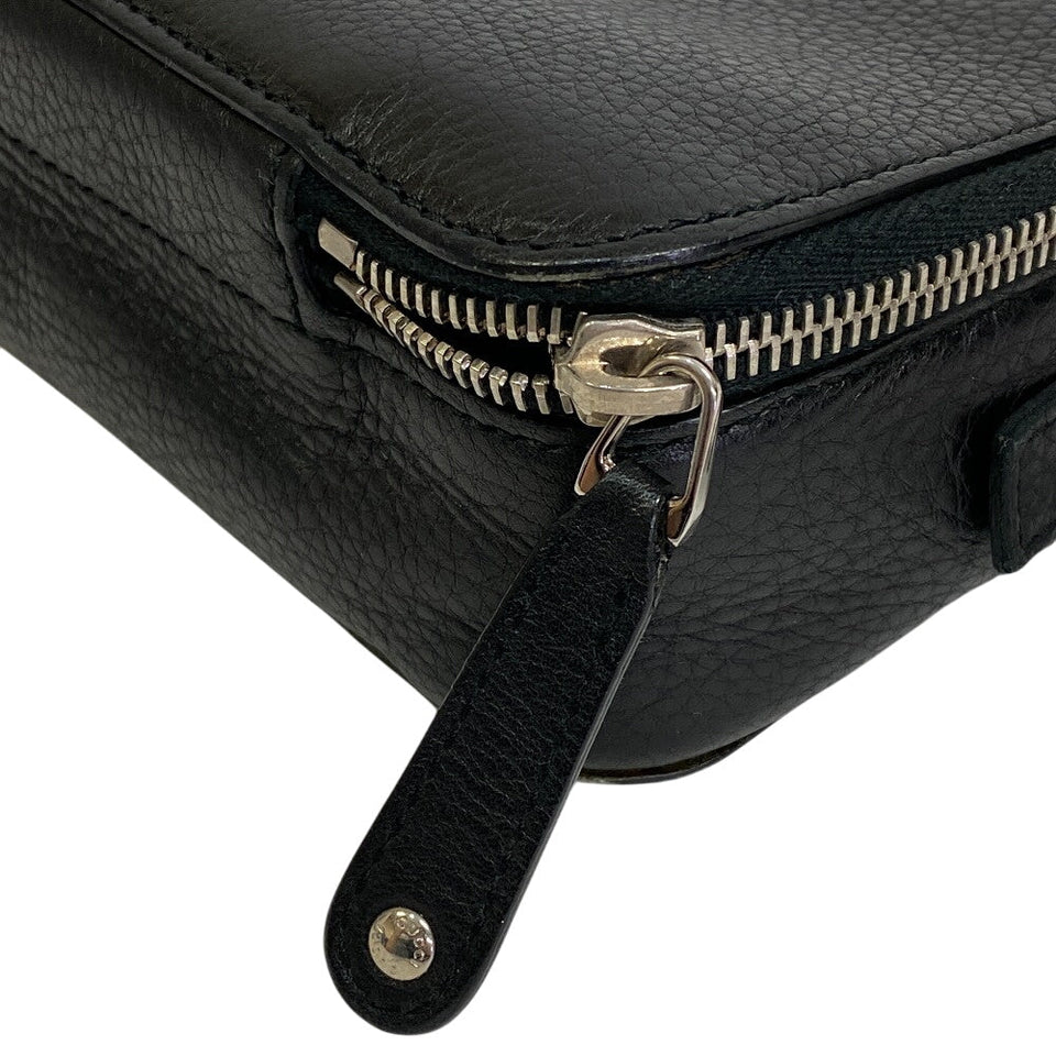 Gucci Clutch bag 256076 leather black business bag