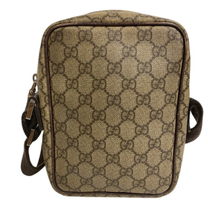 Gucci Shoulder Bag 122754 PVC coated canvas beige GG Supreme