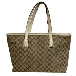 Gucci Tote Bag 211137 GG Supreme Canvas white GG pattern