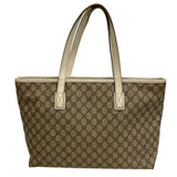 Gucci Tote Bag 211137 GG Supreme Canvas white GG pattern