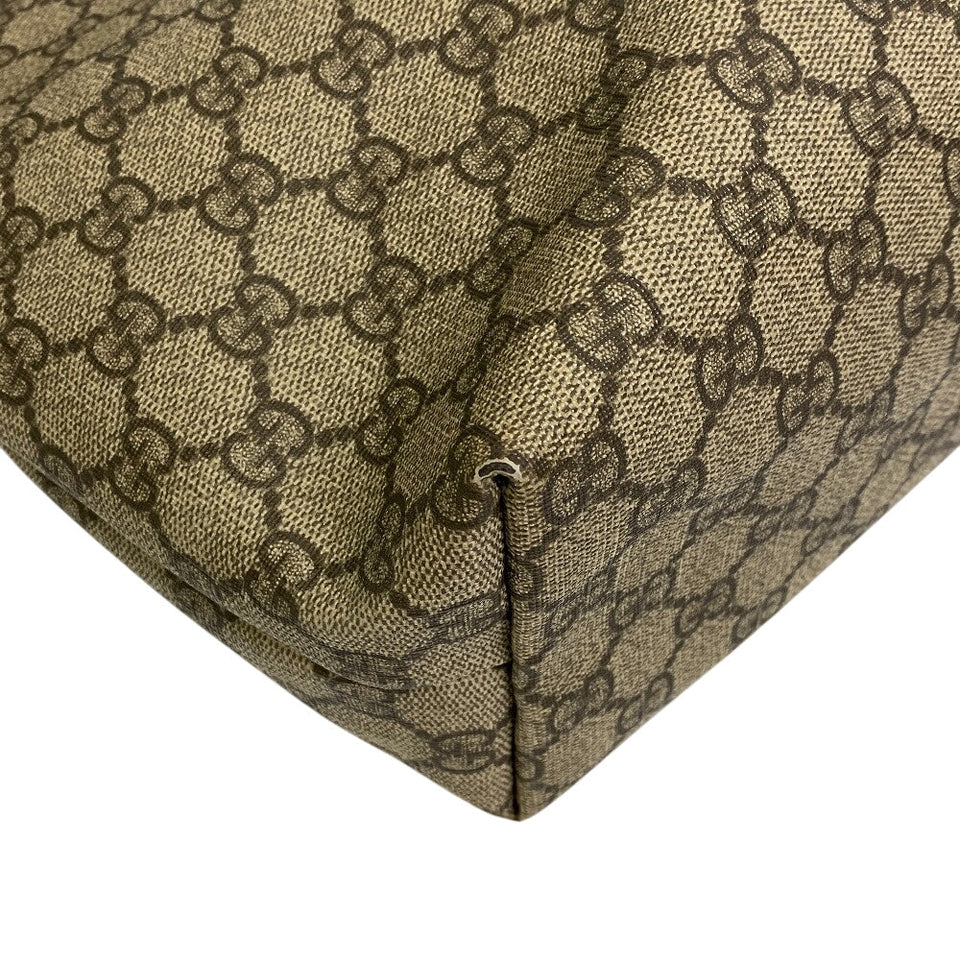 Gucci Tote Bag 211137 GG Supreme Canvas white GG pattern
