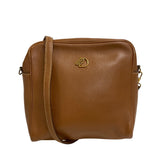 Hermes Shoulder Bag ?R leather Brown Jockey