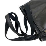 Hermes Shoulder Bag Leather, Canvas black Mrs. hippies