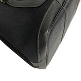 Hermes Handbag leather black Garden party TPM