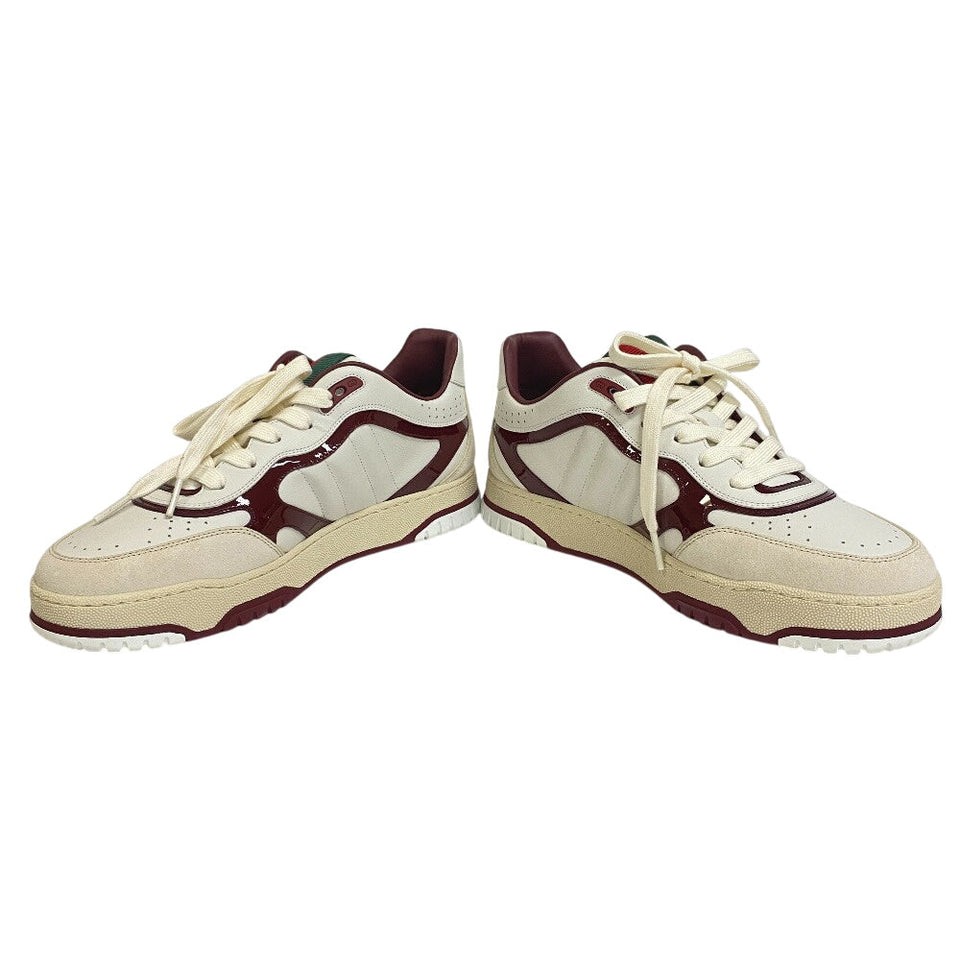 Gucci sneakers 818001 AADKA 9570 Genuine Leather white Reweb Web line 8