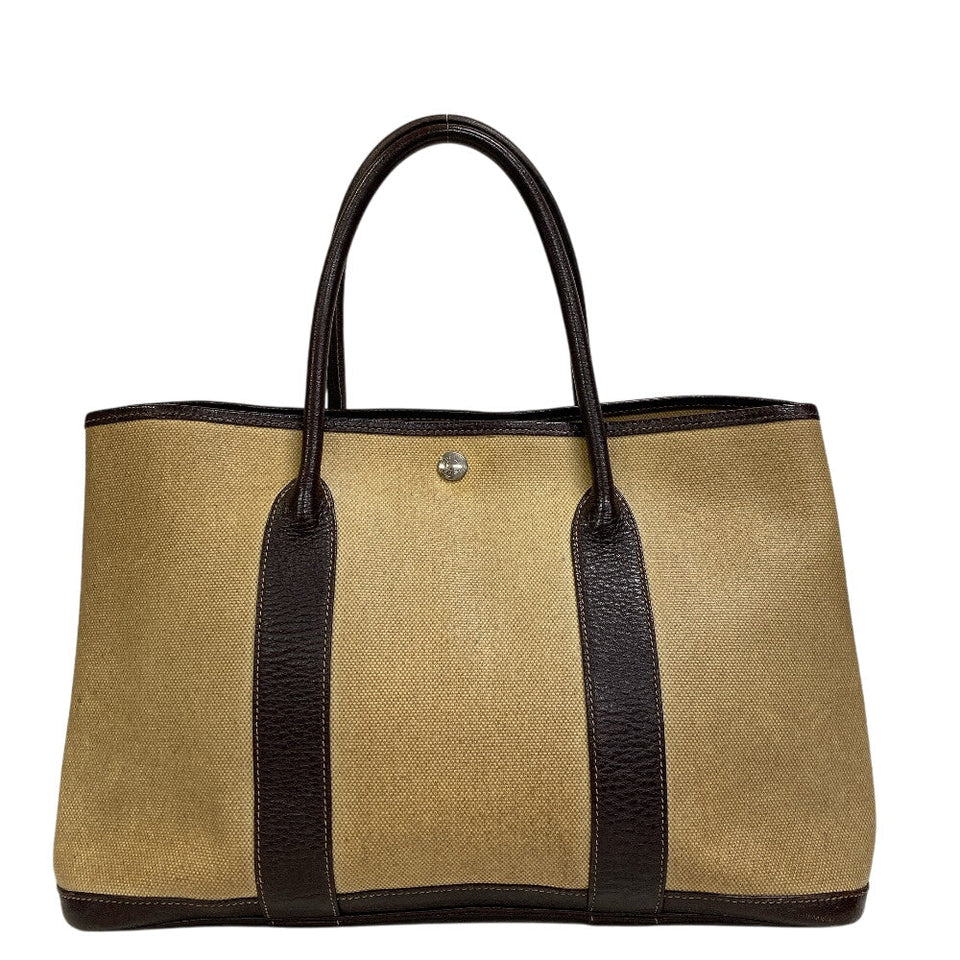 Hermes Handbag Tower ash Brown Garden party PM