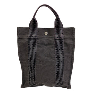Hermes Backpack canvas black Her Line Sac A DosPM