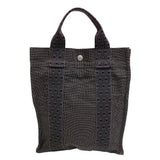Hermes Backpack canvas black Her Line Sac A DosPM