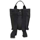 Hermes Backpack canvas black Her Line Sac A DosPM