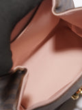 Louis Vuitton Clapton Backpack Damier Ebene / Pink Coated Canvas