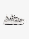 Christian Dior B24 White / Black Oblique Technical Fabric EU 45.5 UK 11
