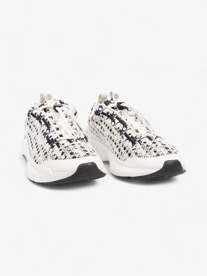 Christian Dior B24 White / Black Oblique Technical Fabric EU 45.5 UK 11