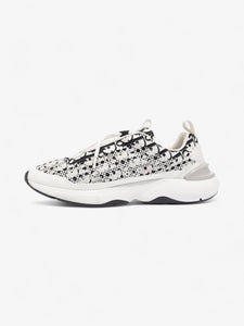 Christian Dior B24 White / Black Oblique Technical Fabric EU 45.5 UK 11