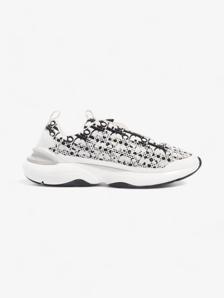 Christian Dior B24 White / Black Oblique Technical Fabric EU 45.5 UK 11
