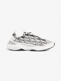 Christian Dior B24 White / Black Oblique Technical Fabric EU 45.5 UK 11
