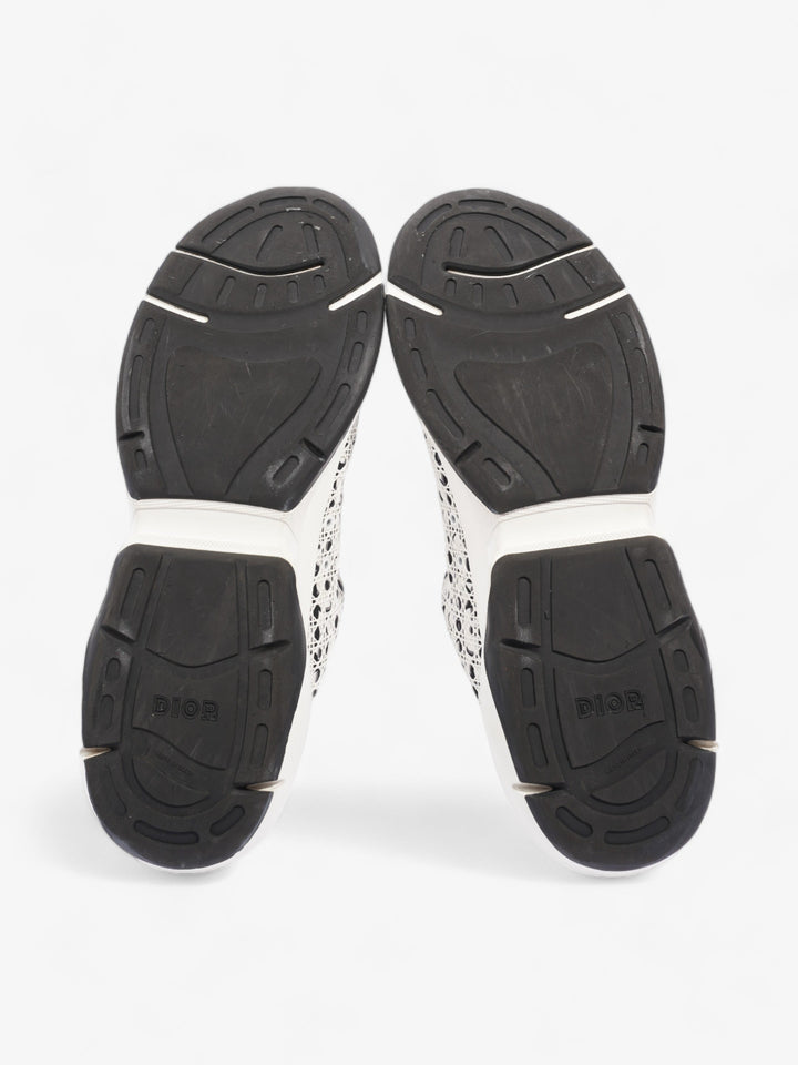 Christian Dior B24 White / Black Oblique Technical Fabric EU 45.5 UK 11