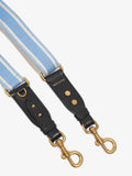 Christian Dior Adjustable Shoulder Strap With Ring Cornflower Blue / White / Gold Canvas