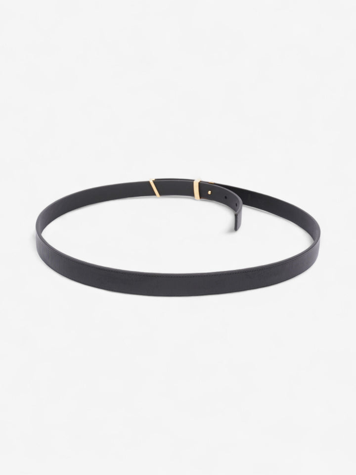 Louis Vuitton LV Initials Belt Black / Gold Leather 85cm / 34"