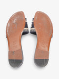 Christian Dior Dway Slides Navy / White Canvas EU 37.5 UK 4.5