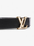 Louis Vuitton LV Seaside Reversible Belt Black / Gold Leather 90cm / 36"