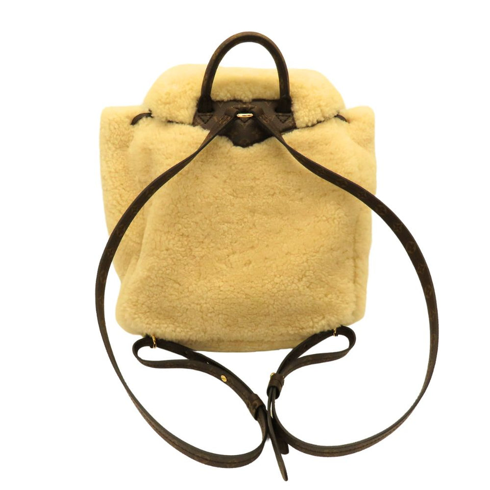 Louis Vuitton LV Ski Shearling Monogram Backpack