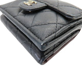 Chanel Timeless Classic Caviar Skin Trifold Wallet