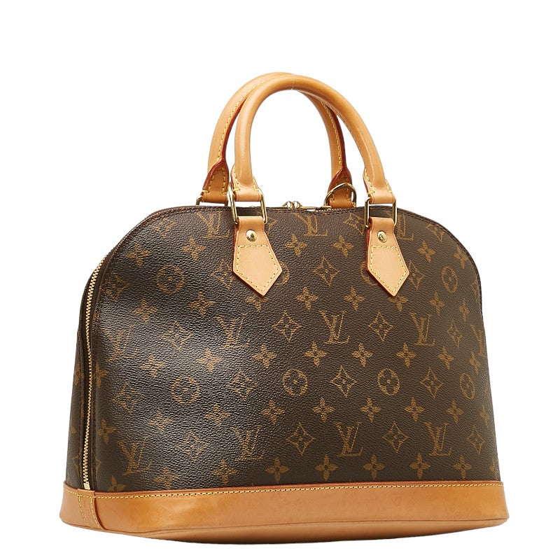 Louis Vuitton Monogram Handbag PVC/Leather Brown