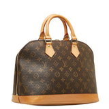 Louis Vuitton Monogram Handbag PVC/Leather Brown