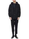 Luxury Burberry Ealing Hooded Jacket Black