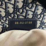 Dior Saddle Bag Medium Shoulder Bag Blue Oblique Jacquard With Shoulder Strap From 2019