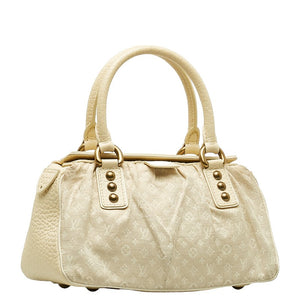 Louis Vuitton Monogram Mini Handbag Leather/Candy Dune Beige Ladies