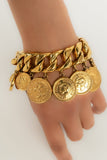 Chanel Gold Metal Bracelet | Bags Junction