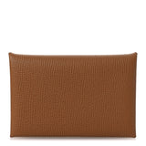Hermes Epsom Calvi Card Case Gold